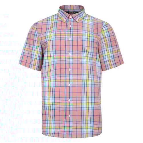 Bigdude Button Down Collar Checked Shirt Multi Tall