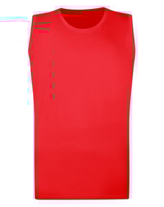 Bigdude Plain Sleeveless T-Shirt Pepper Red