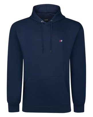 Bigdude Plain Hoody With Logo Navy