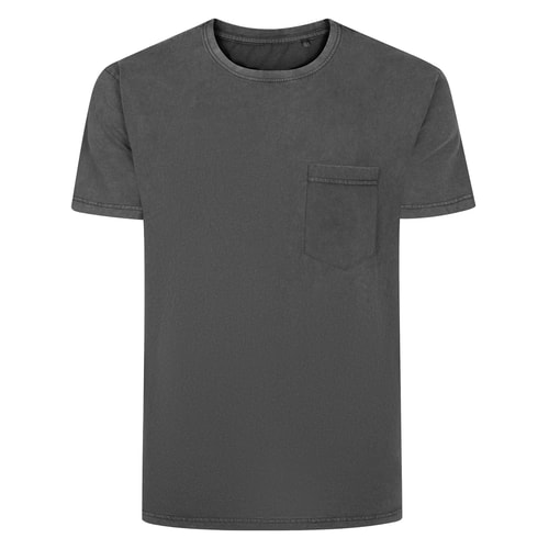 Bigdude Garment Dyed T-Shirt Black