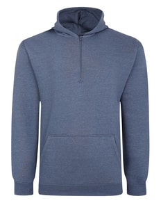 Bigdude Half Zip Hoodie Dark Denim