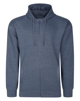 Bigdude Extra Heavy Full Zip Hoody Dark Denim