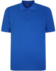 Bigdude Plain Polo Shirt Royal Blue