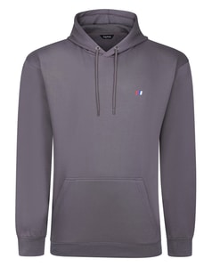 Bigdude Plain Hoody With Logo Stone Tall