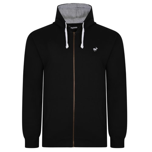 Bigdude Fleece Full Zip Hoody Black