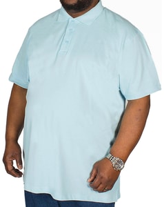 Bigdude Plain Polo Shirt Light Blue