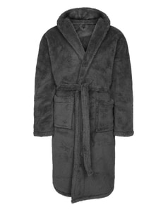 Bigdude Borg Dressing Gown Charcoal