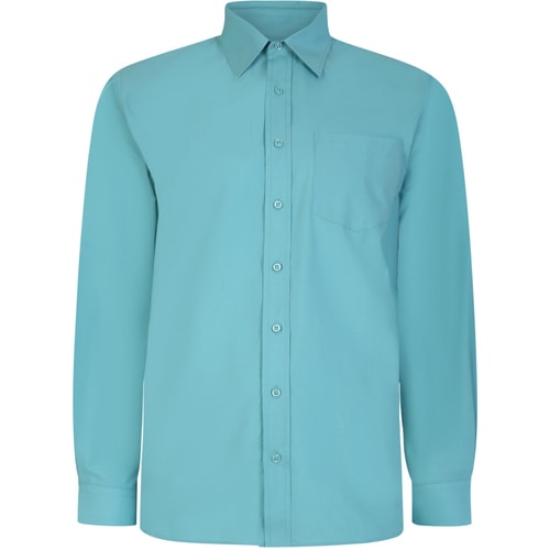 Bigdude Classic Long Sleeve Poplin Shirt Green