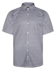 Bigdude Stretch Sublimation Short Sleeve Shirt White