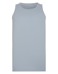 Bigdude Plain Vest Light Blue Tall