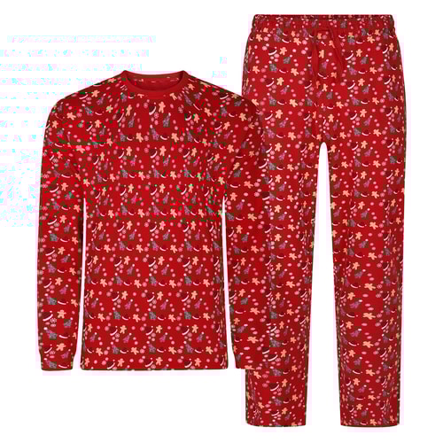 Bigdude AOP Christmas PJ Set Pepper Red