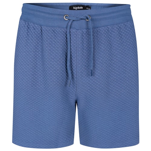 Bigdude Textured Shorts Dusty Blue