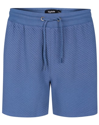 Bigdude Textured Shorts Dusty Blue