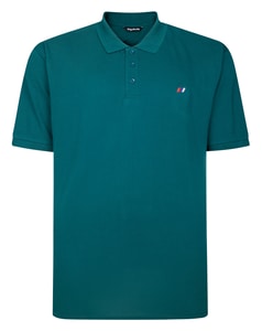 Bigdude Embroidered Logo Polo Shirt Green
