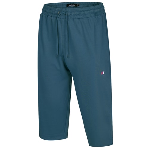 Bigdude 3/4 Length Joggers With Logo Petrol