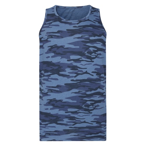 Bigdude Camo Vest Navy