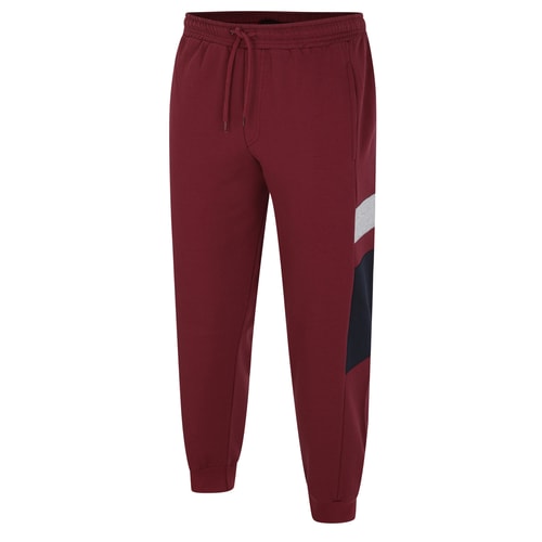Bigdude Joggers With Side Stripe Burgundy