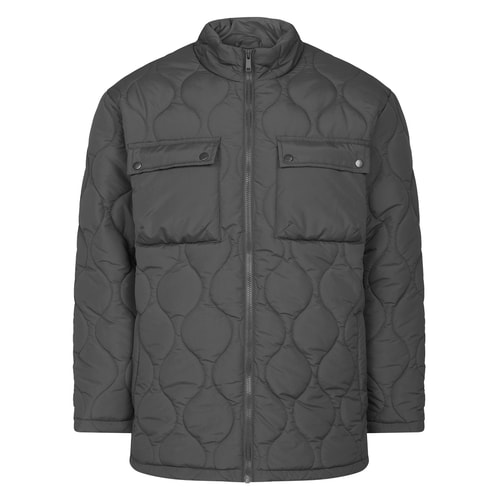 Bigdude Lightweight Quilted Jacket Dark Grey