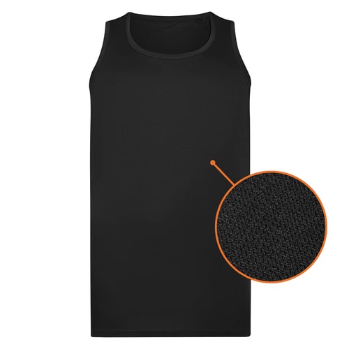 Bigdude Lightweight Gym Vest Black