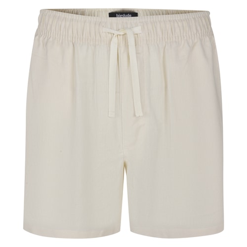 Bigdude Linen Mix Shorts Cream