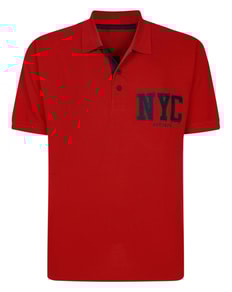 Bigdude NYC Application Pique Polo Pepper Red