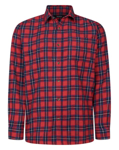 Bigdude Soft Flannel Shirt Pepper Red