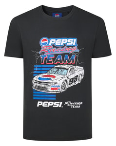 Bigdude Official Licensed Pepsi T-Shirt Charcoal