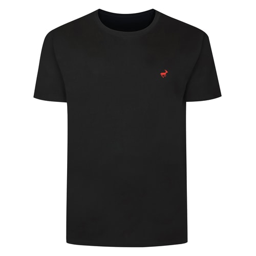 Bigdude Signature Crew Neck T-Shirt - Black