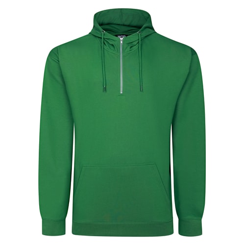 Bigdude Lightweight Half Zip Hoody Deep Green