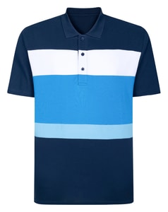 Bigdude Cut And Sew Polo Navy