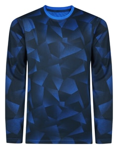 Bigdude Lightweight Active Long Sleeve T-Shirt Navy