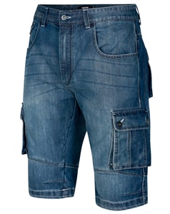 Bigdude Cargo Denim Shorts Dark Wash