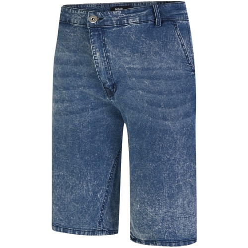 Bigdude Carpenter Denim Shorts Light Wash