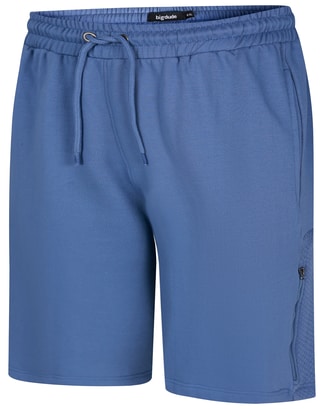 Bigdude Side Panel Fleece Shorts Dusty Blue
