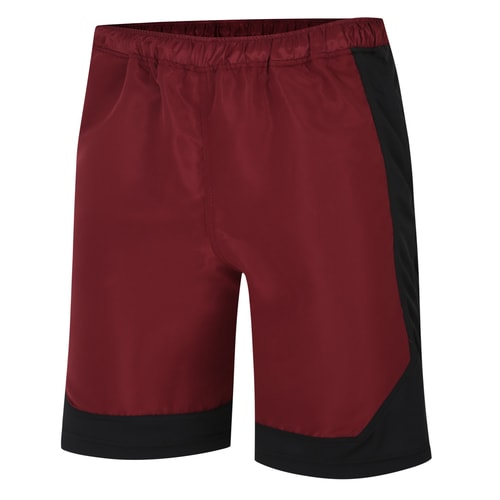 Bigdude Lightweight Active Gym Shorts Burgundy/Black