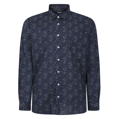 Bigdude Long Sleeve Shirt Navy