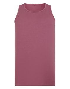 Bigdude Plain Vest Mauve Tall