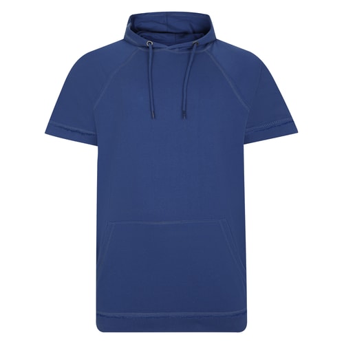 Bigdude Raglan Open Edge Hoody Deep Blue