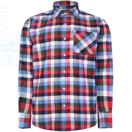 Bigdude Long Sleeve Flannel Shirt Multi