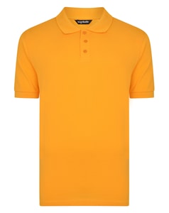 Bigdude Plain Polo Shirt Orange Tall