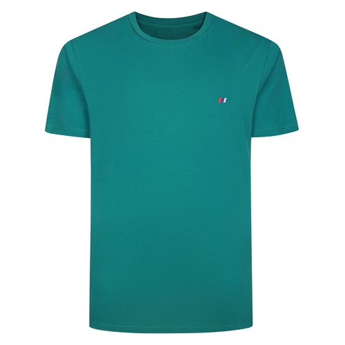 Bigdude Embroidered Logo T-Shirt Teal Tall
