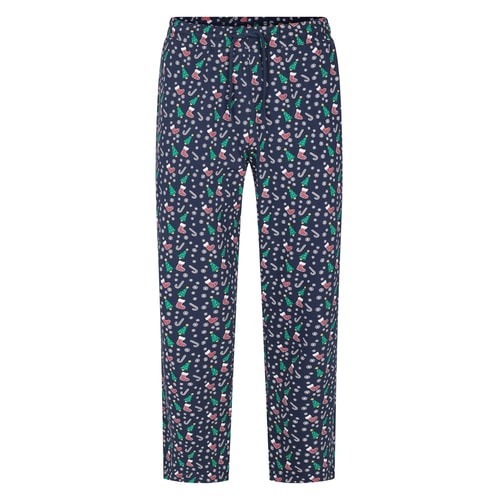 Bigdude AOP Christmas PJ Pants Navy