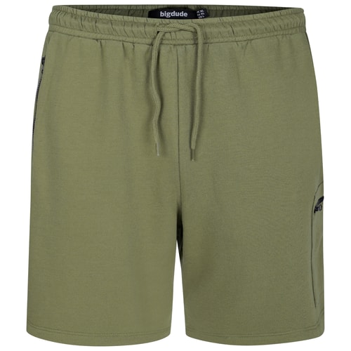 Bigdude Utility Fleece Shorts Khaki