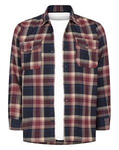 Bigdude Heavy Oxford Overshirt Navy