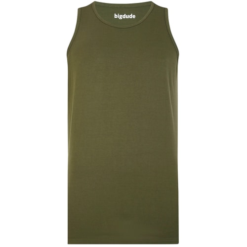 Bigdude Plain Vest Olive