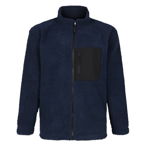 Bigdude Sherpa Fleece Jacket Navy
