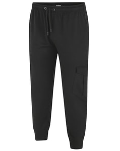 Bigdude Lightweight Cargo Joggers Black