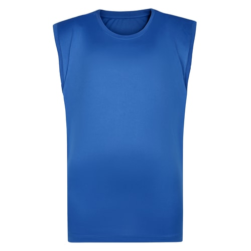 Bigdude Sleeveless Gym T-Shirt Royal Blue