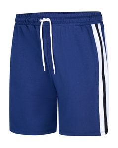 Bigdude Contrast Tape Loop Back Shorts Midnight Blue