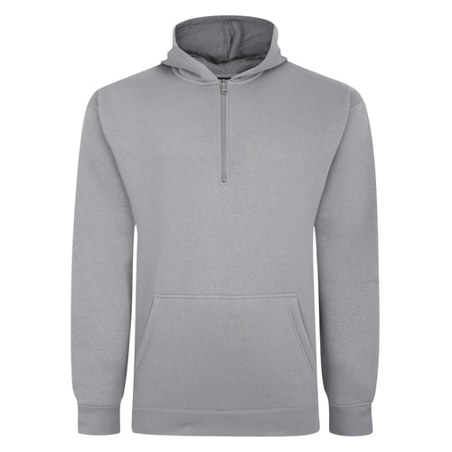 Bigdude Half Zip Hoodie Grey